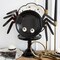 Halloween Spider Scallop Plates 9" Disposable Party Plates for Snacks, Dinners & Spooky Celebrations